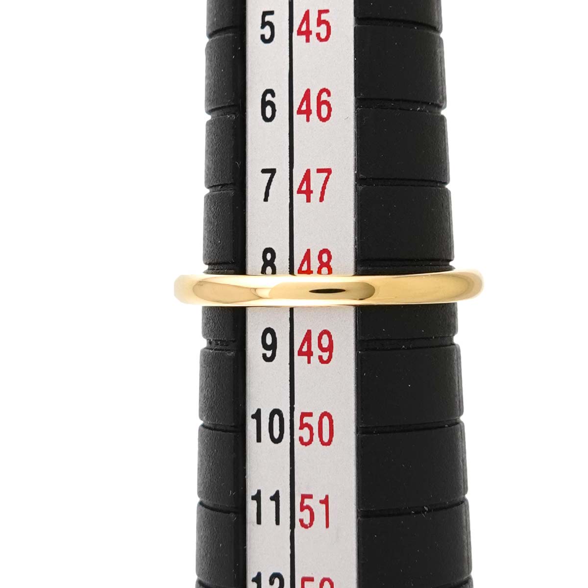 Classic Band Ring 18K Yellow Gold 750 size4.5(US)