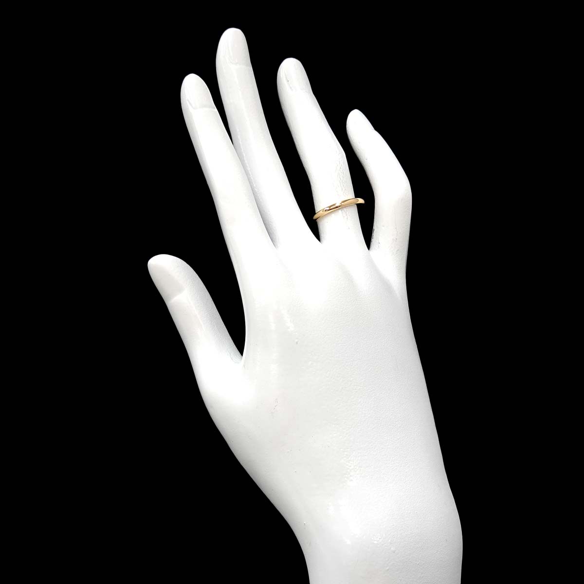 Classic Band Ring 18K Yellow Gold 750 size4.5(US)