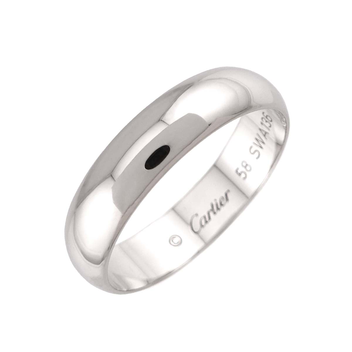 1895 Classic Band Ring Platinum Size58 8-8.25(US)