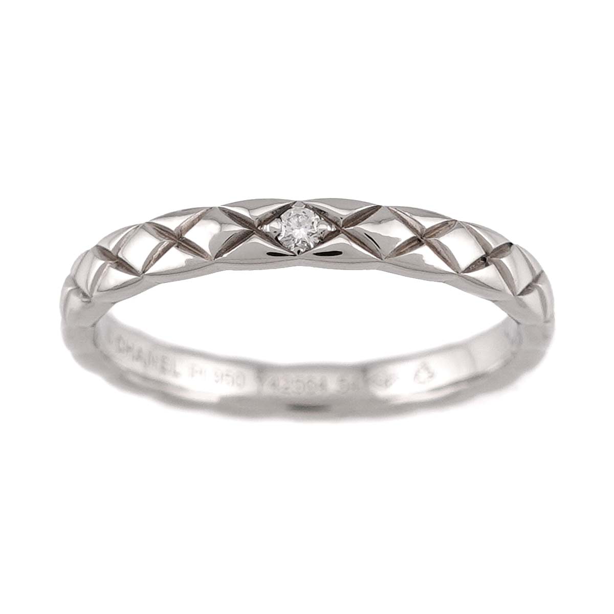 Coco Crush SM Diamond Ring Pt Platinum size54 6.75(US)