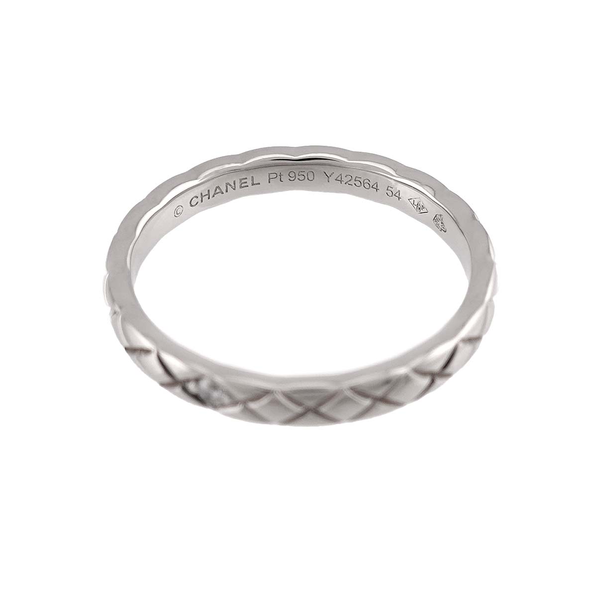 Coco Crush SM Diamond Ring Pt Platinum size54 6.75(US)