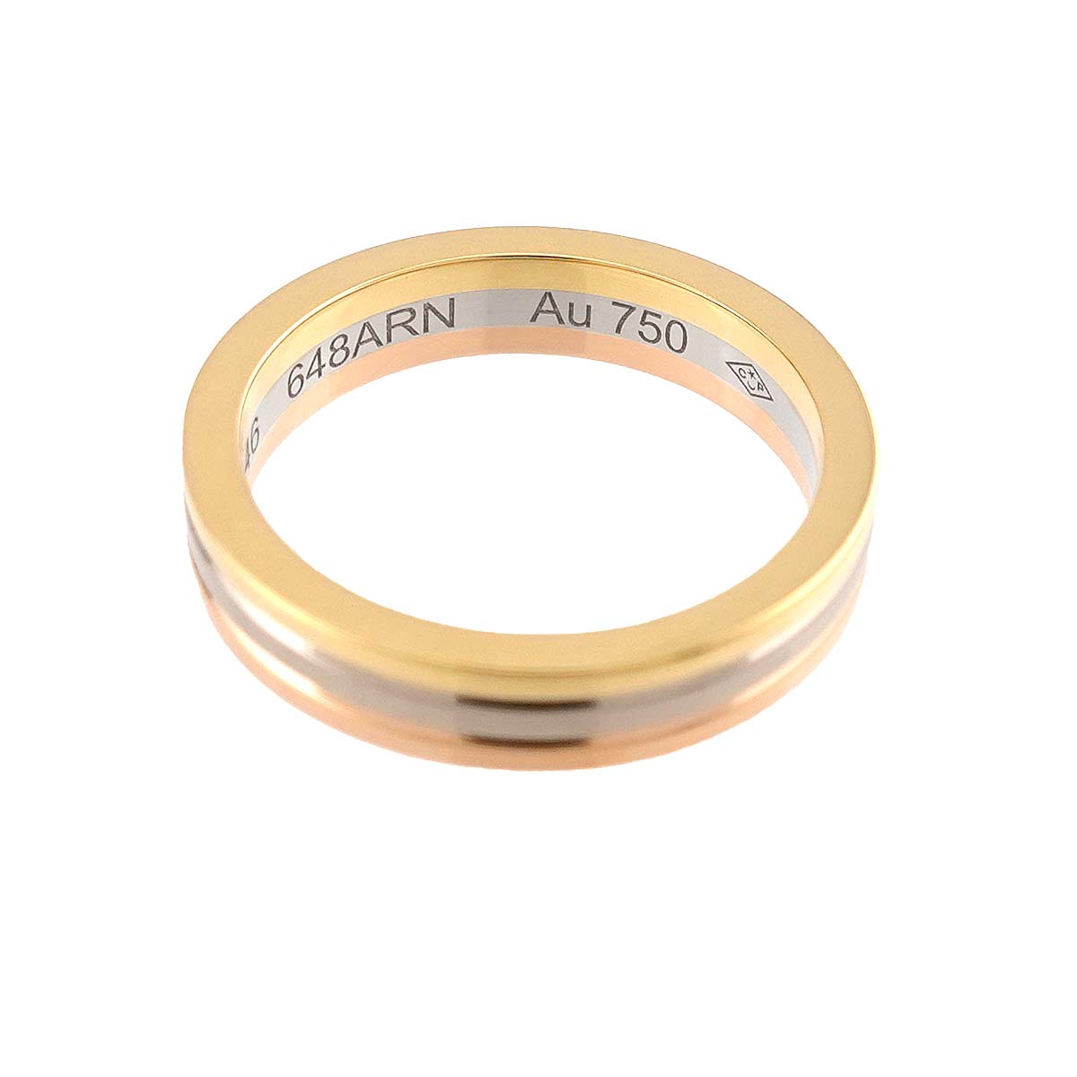 VENDOME Ring 18K YG WG PG 750 Size46 3.75(US)