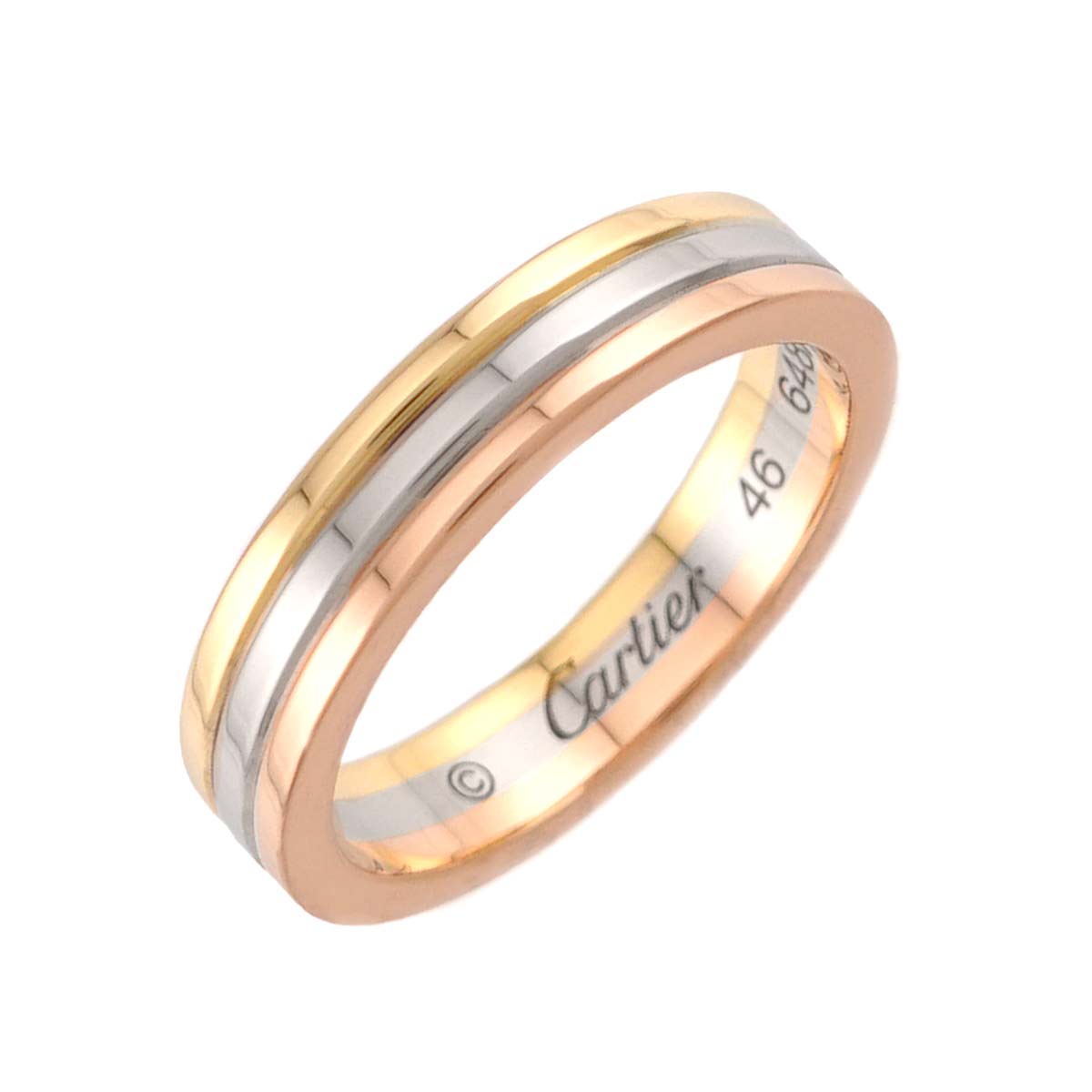 VENDOME Ring 18K YG WG PG 750 Size46 3.75(US)