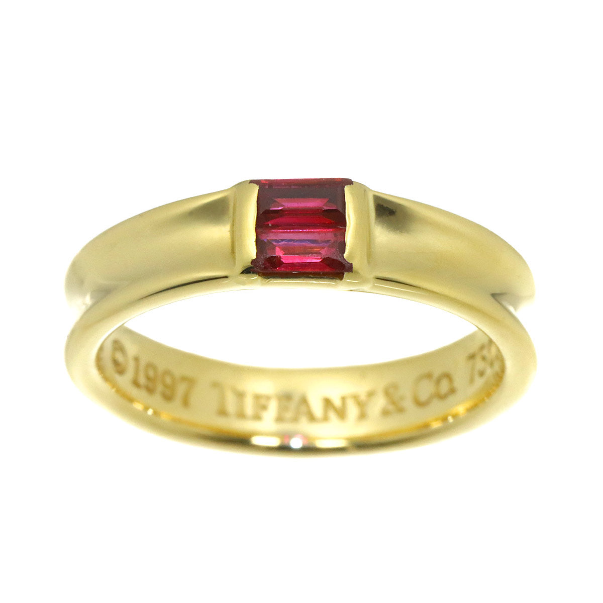 Ruby Ring 18K YG 750 size6(US)