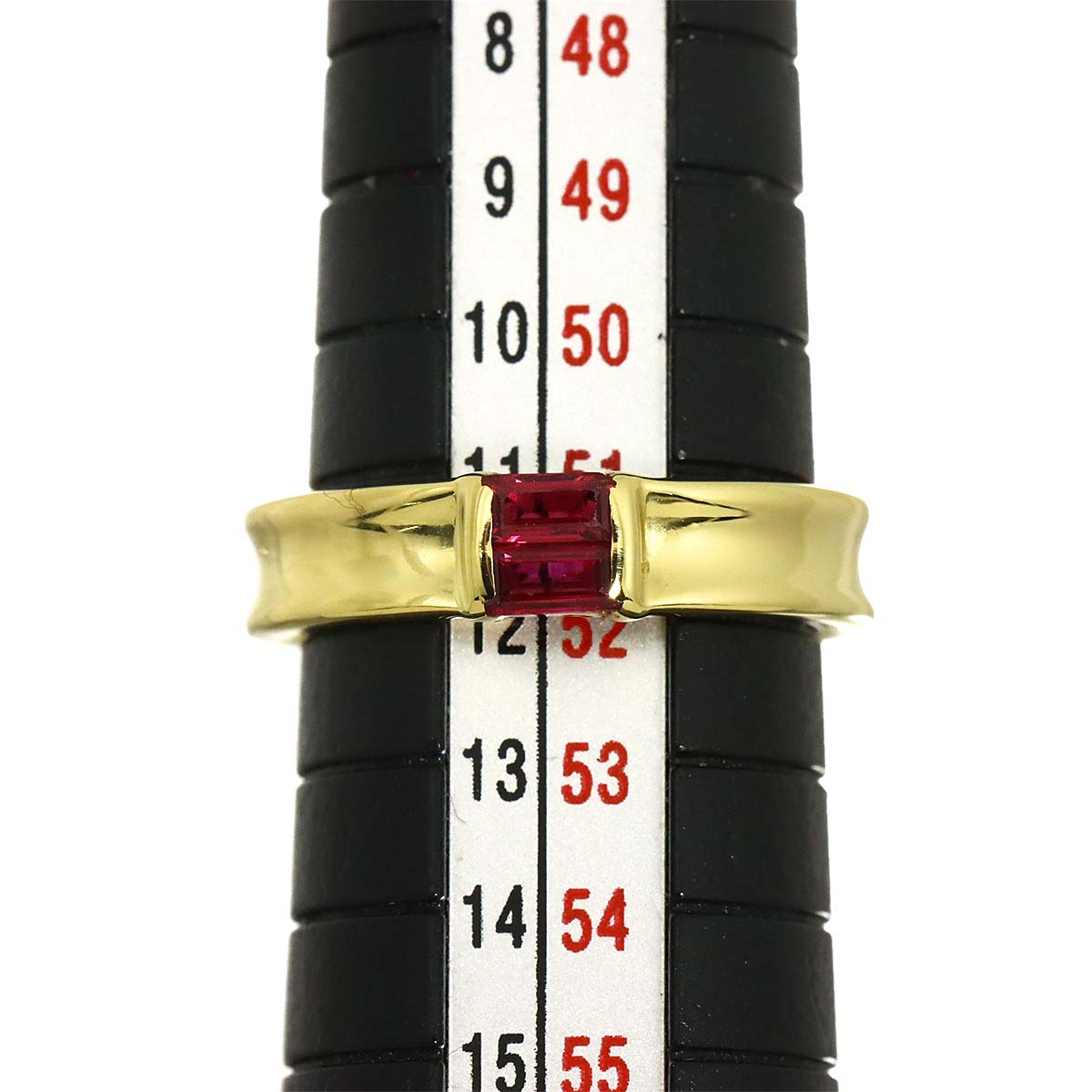 Ruby Ring 18K YG 750 size6(US)