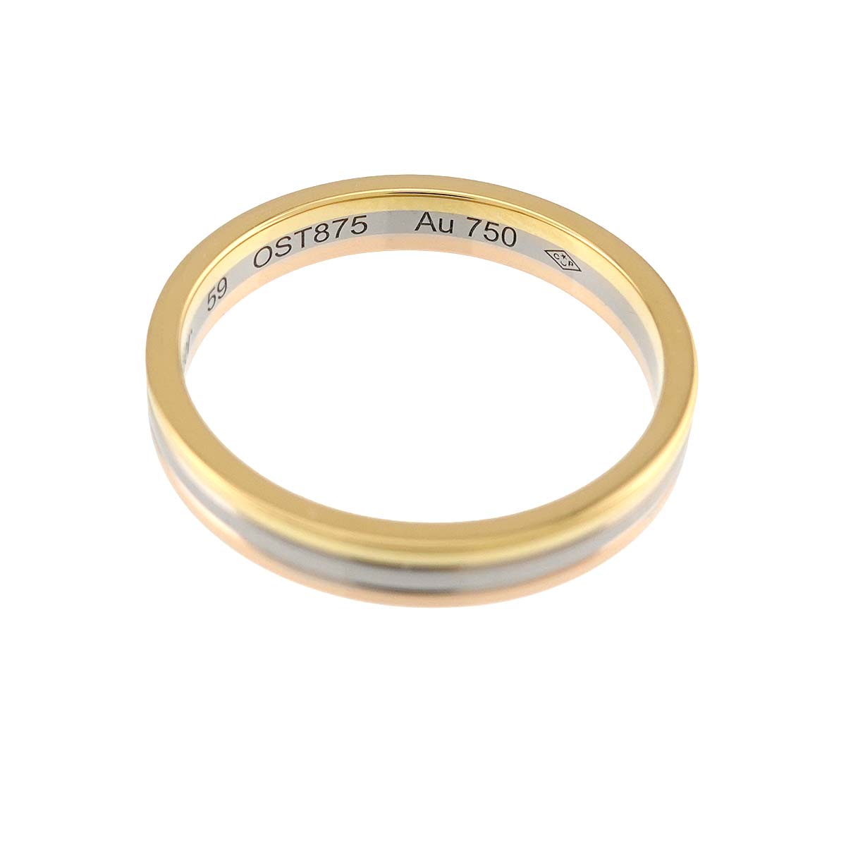 VENDOME Ring 18K YG WG PG 750 Size59 8.25-8.75(US)
