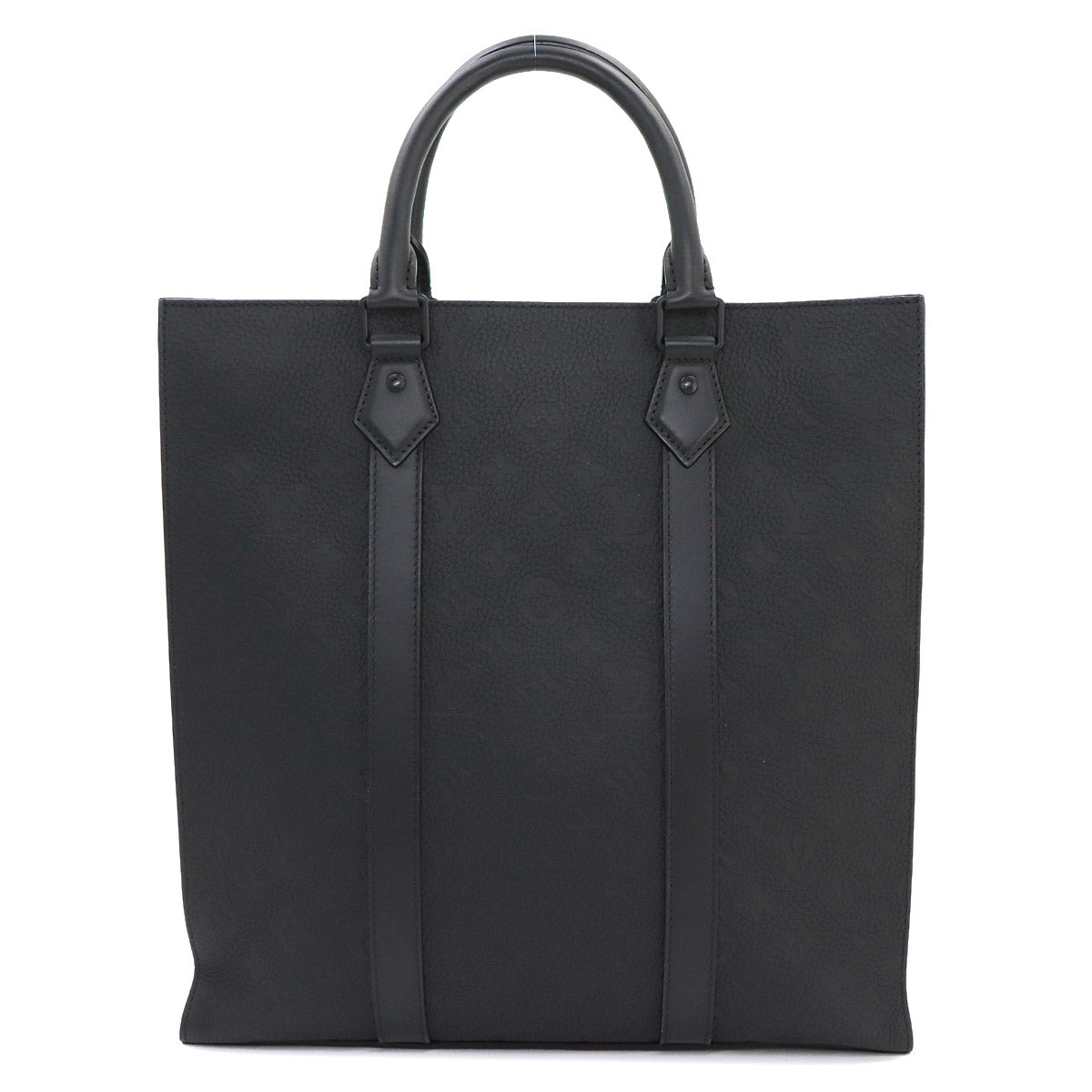 Monogram Taurillon Sac Plat 2way Tote Bag Leather M21866
