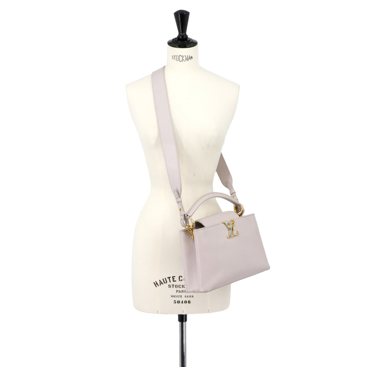 Capucines BB 2way Hand Shoulder Bag Brume M58718 Purse