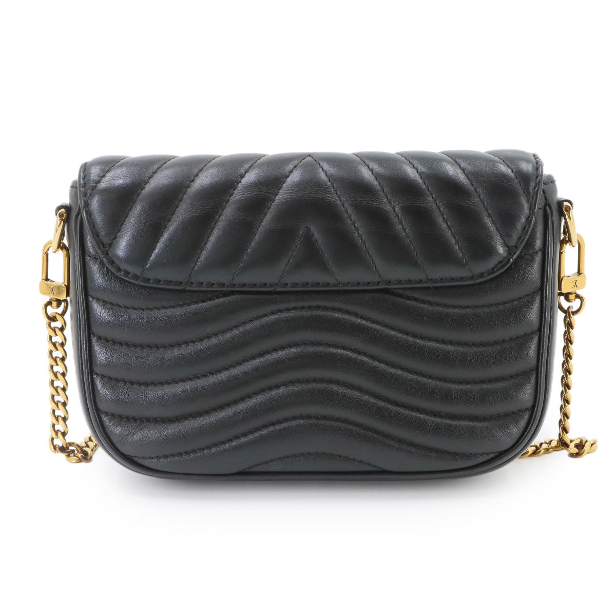 New Wave Multi Pochette Shoulder Bag Leather Black M56461