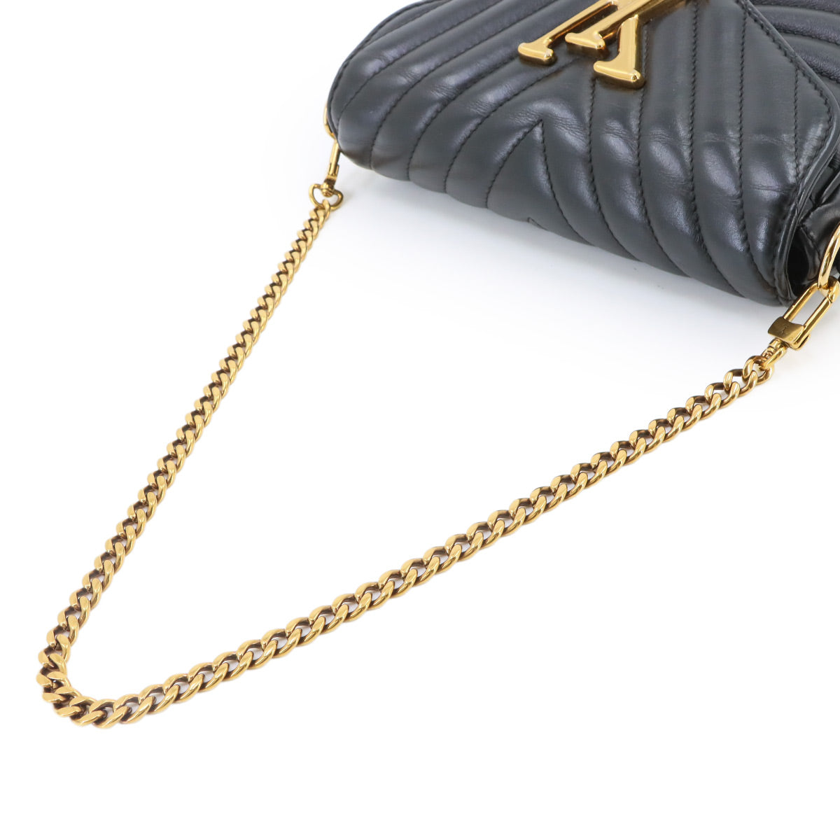 New Wave Multi Pochette Shoulder Bag Leather Black M56461