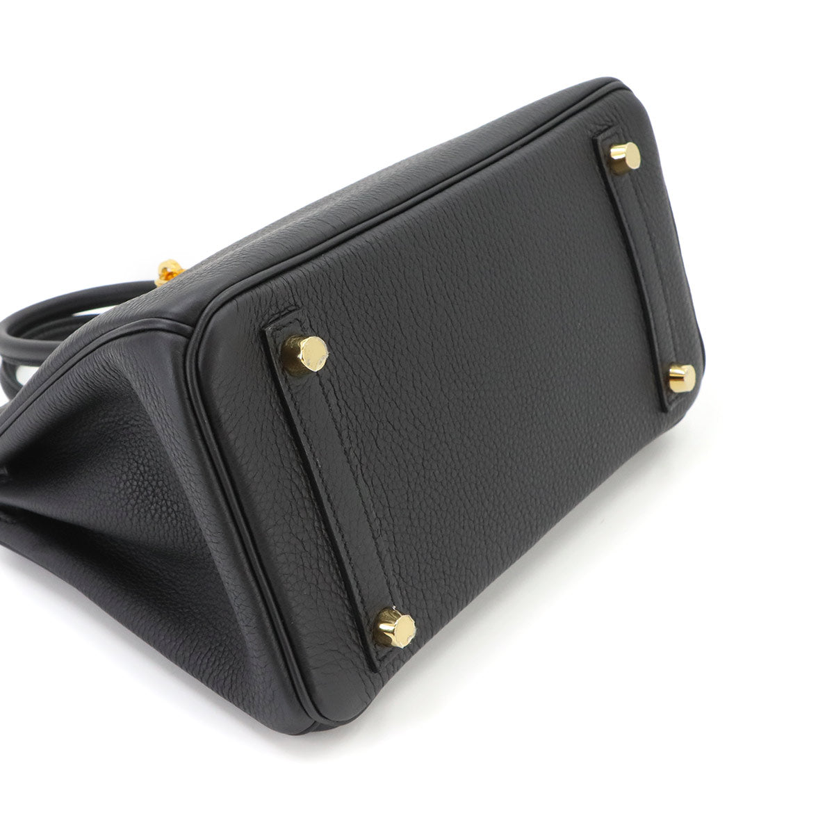 Birkin 25 Hand Bag Togo Black Purse