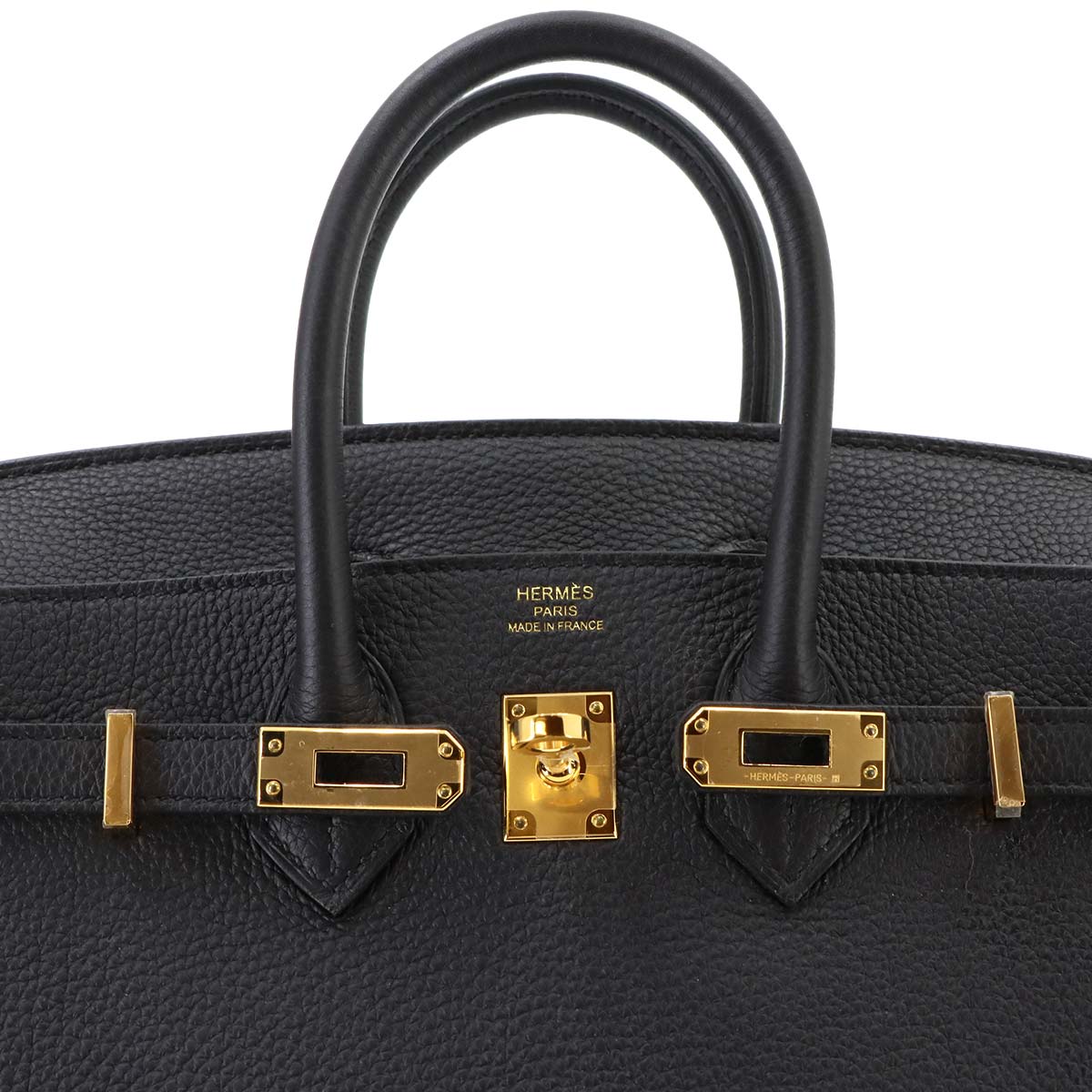 Birkin 25 Hand Bag Togo Black Purse