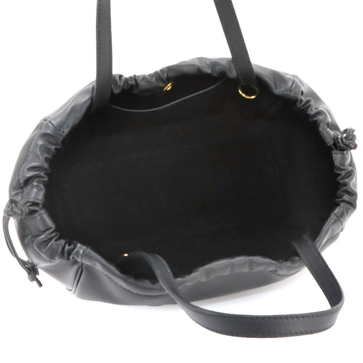 Small Cabas Drawstring CUIR Triomphe Hand Shoulder Bag 111013DU3