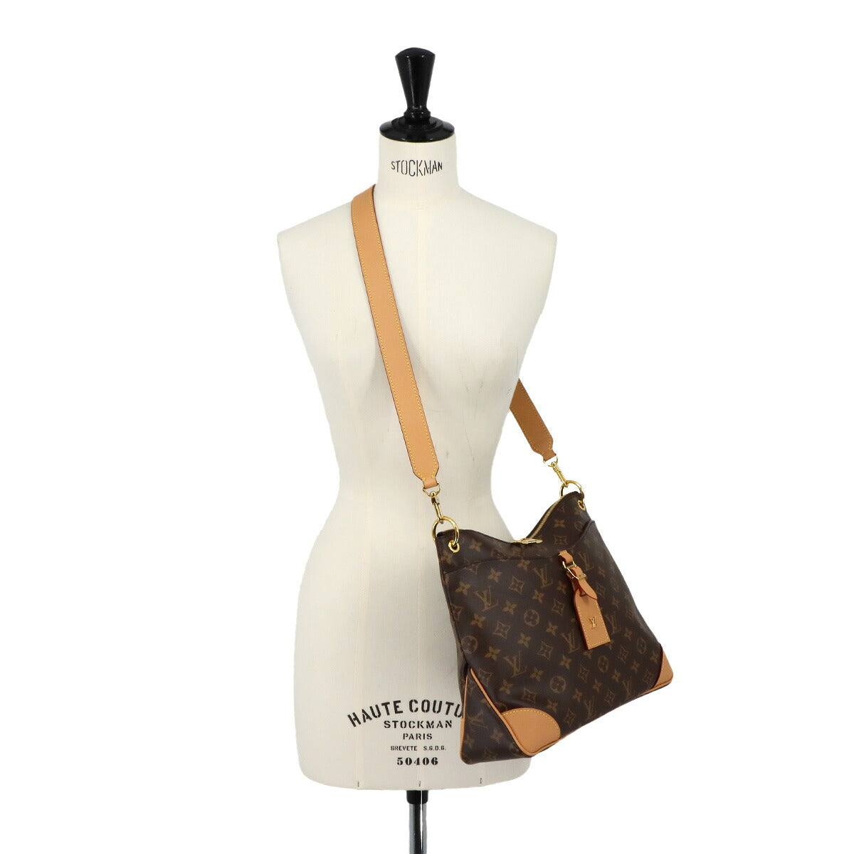 Monogram Odeon NM MM Shoulder Bag Brown M45355