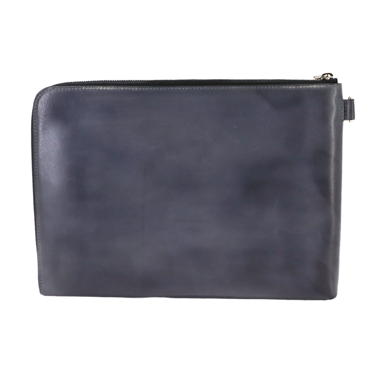 Nino GM Clutch Bag Venezia Leather Gray Purse