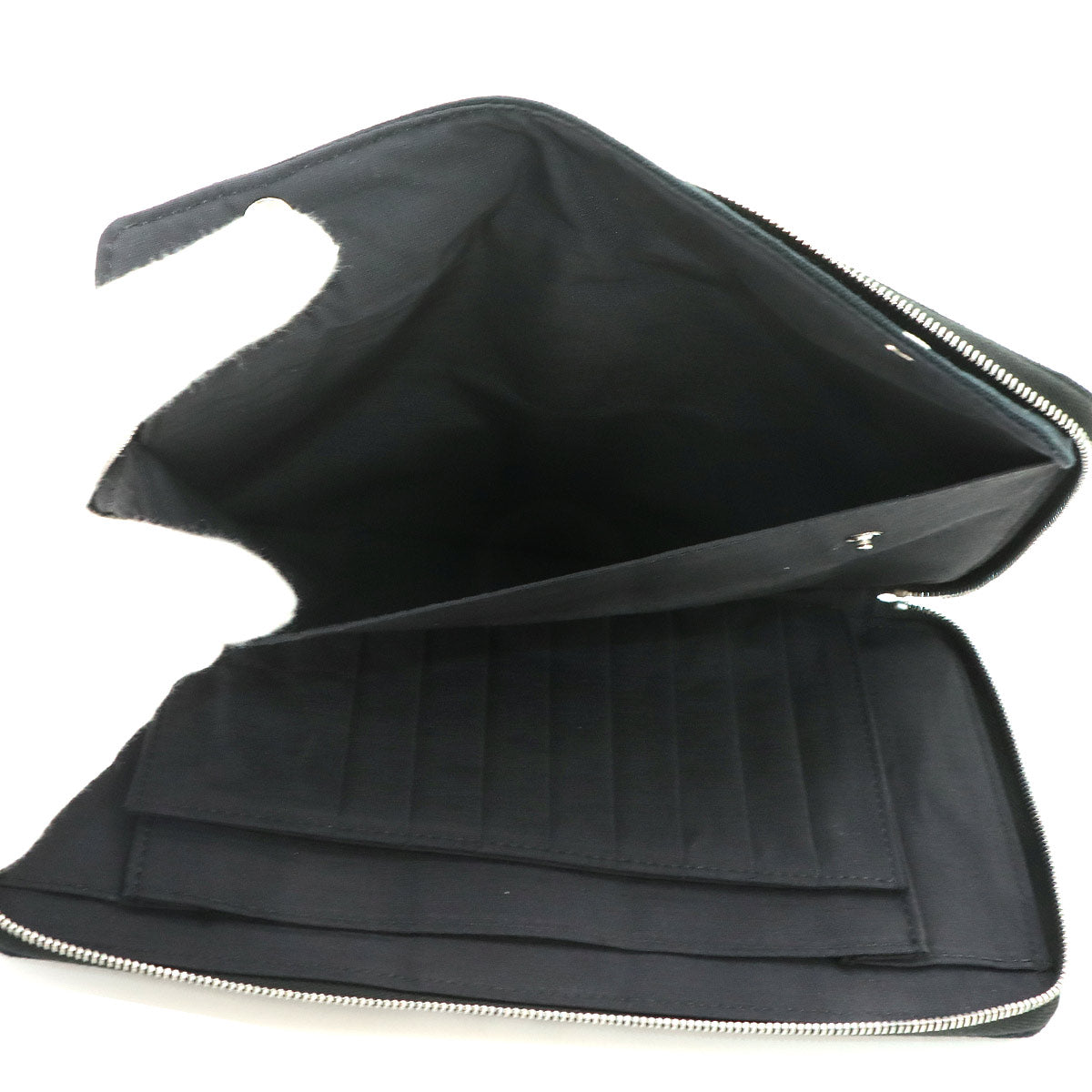 Fourre-tout Purse GM Long Wallet Canvas Black Gray