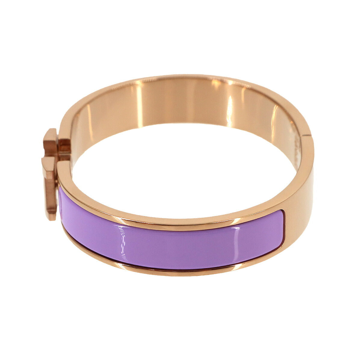 Clic H GM Bangle Bracelet Lilas Rose Gold Accessory