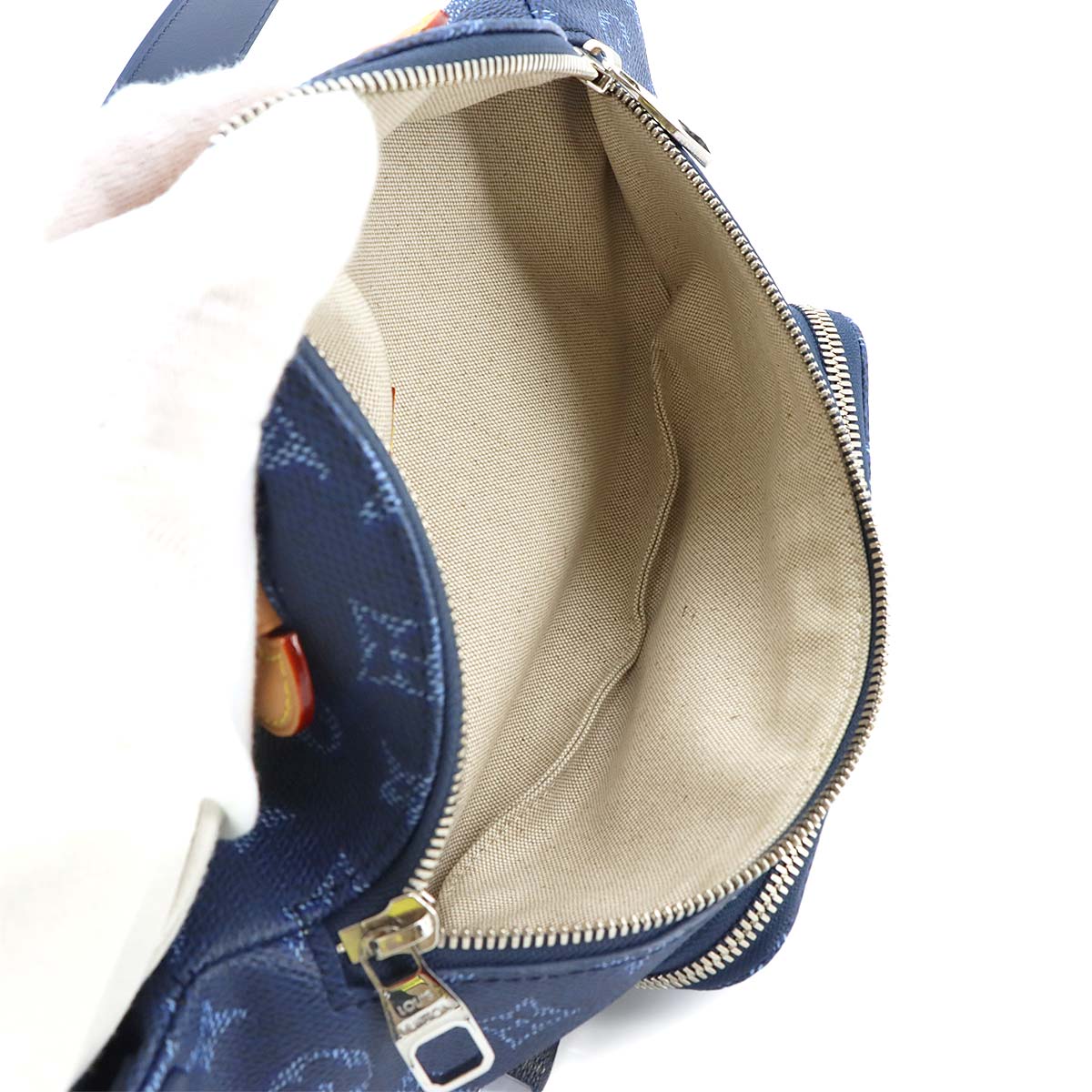 Monogram Heritage Rush Bumbag Crossbody Bag Blue M26821