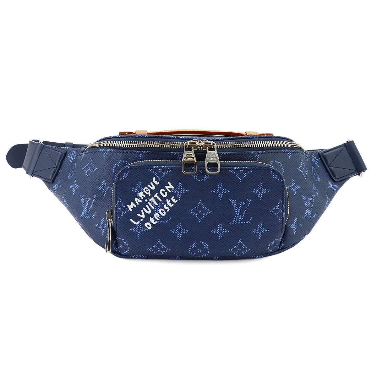Monogram Heritage Rush Bumbag Crossbody Bag Blue M26821
