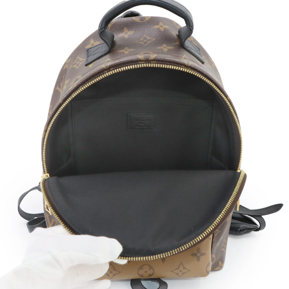 Monogram Reverse Palm Springs Backpack PM M44870 Brown