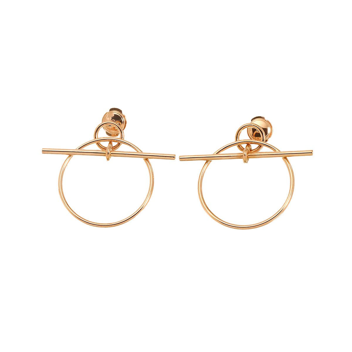 Echappee PM Earrings Pierced 18K PG 750
