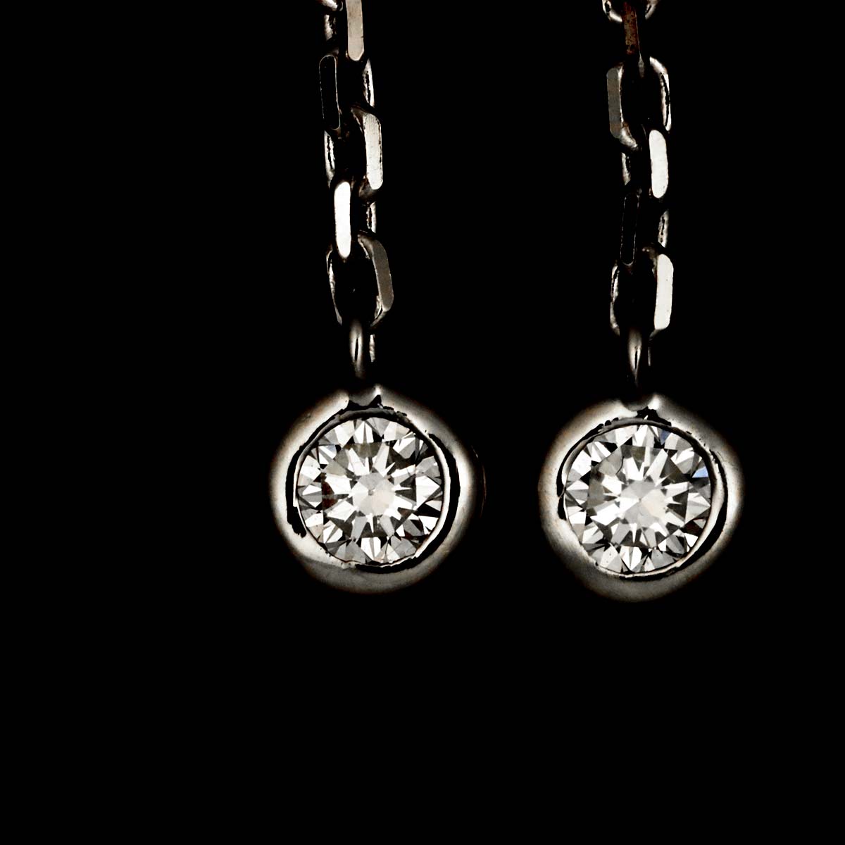 Liens Diamond Necklace 18K WG White Gold 750