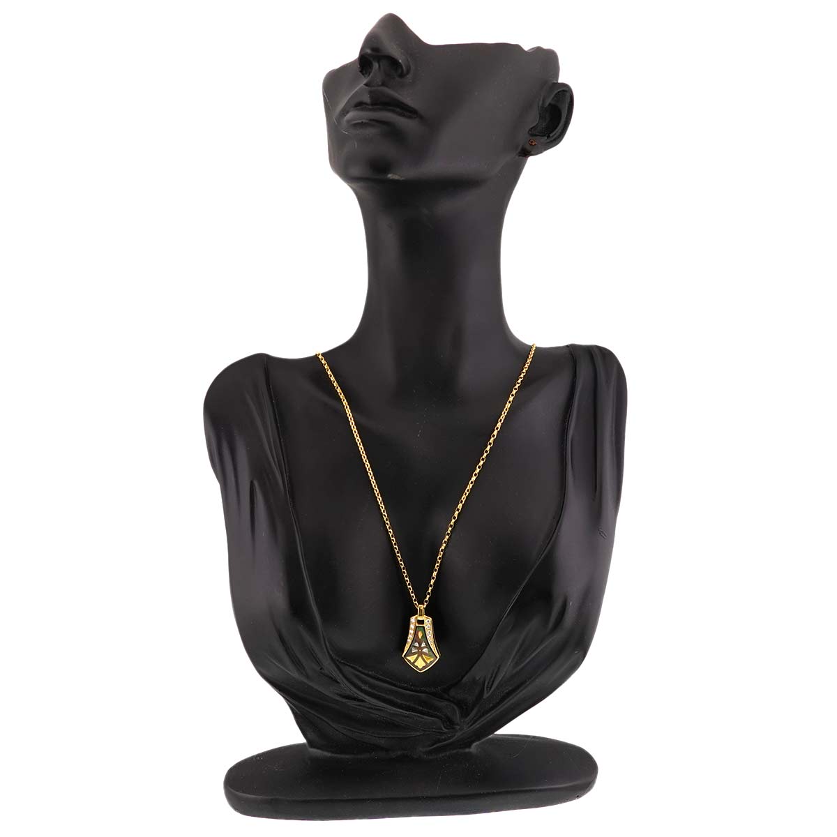 Pique MOP Diamond Necklace 18K YG 750