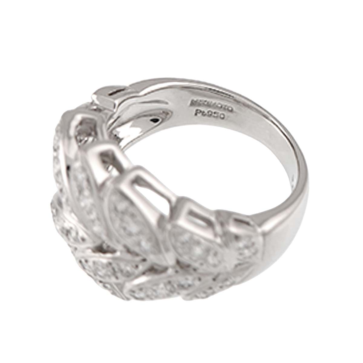 Diamond 0.88ct Ring Platinum Size6(US)