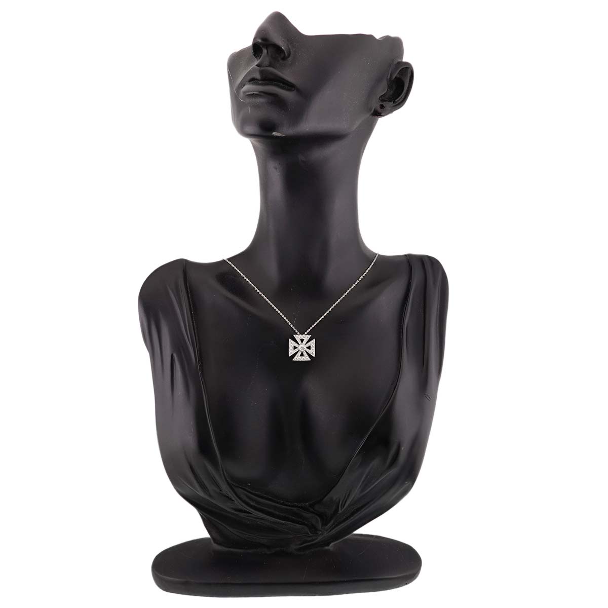 Cross Diamond Necklace Platinum