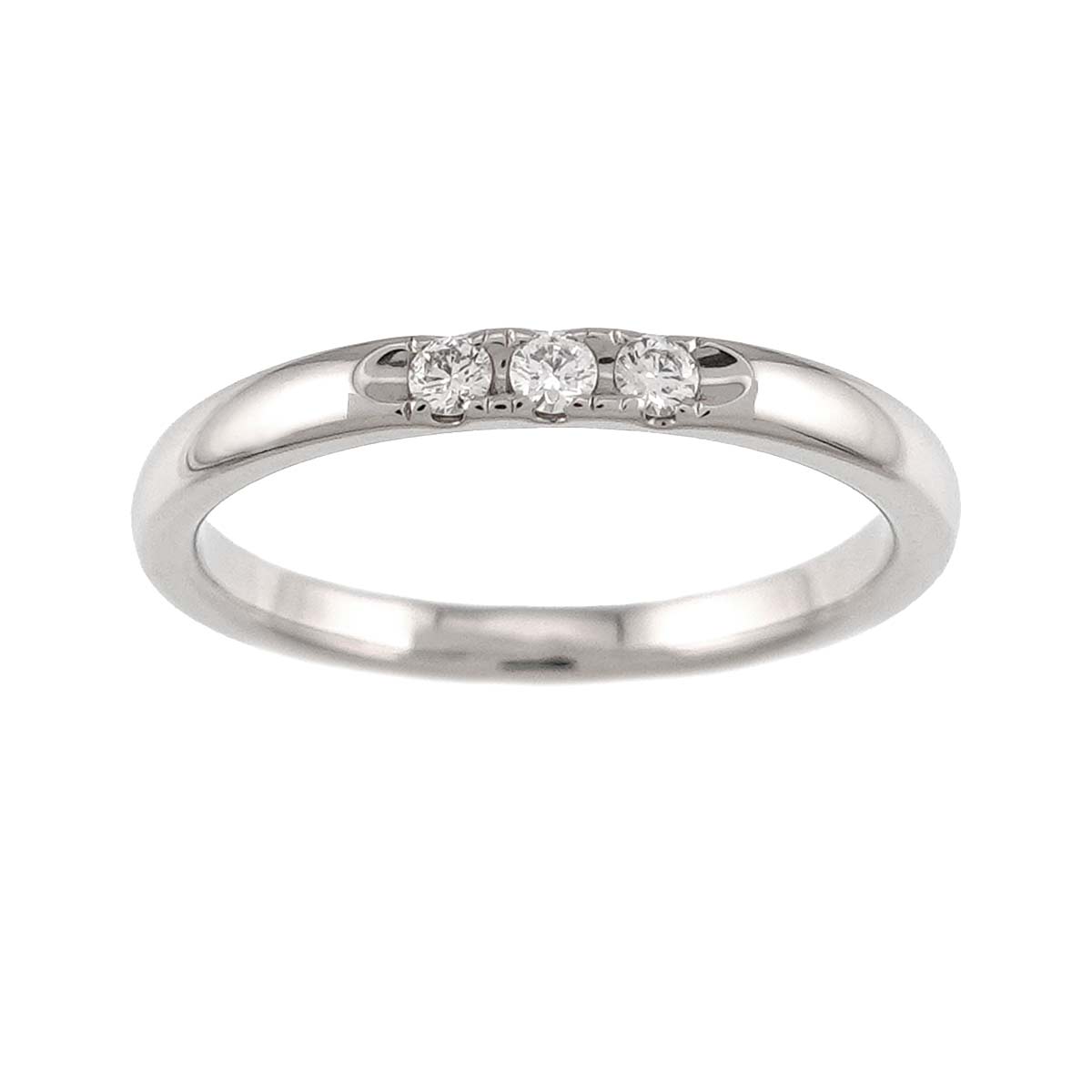 Diamond 0.05ct Ring Platinum Size4(US)