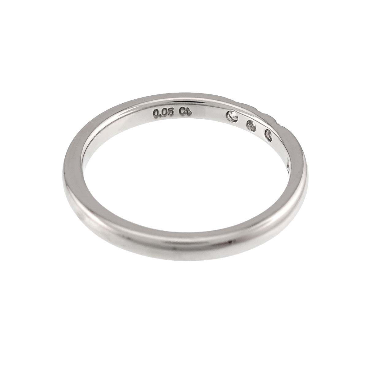Diamond 0.05ct Ring Platinum Size4(US)