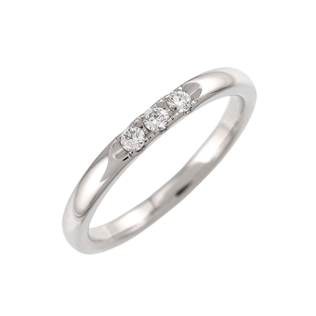 Diamond 0.05ct Ring Platinum Size4(US)