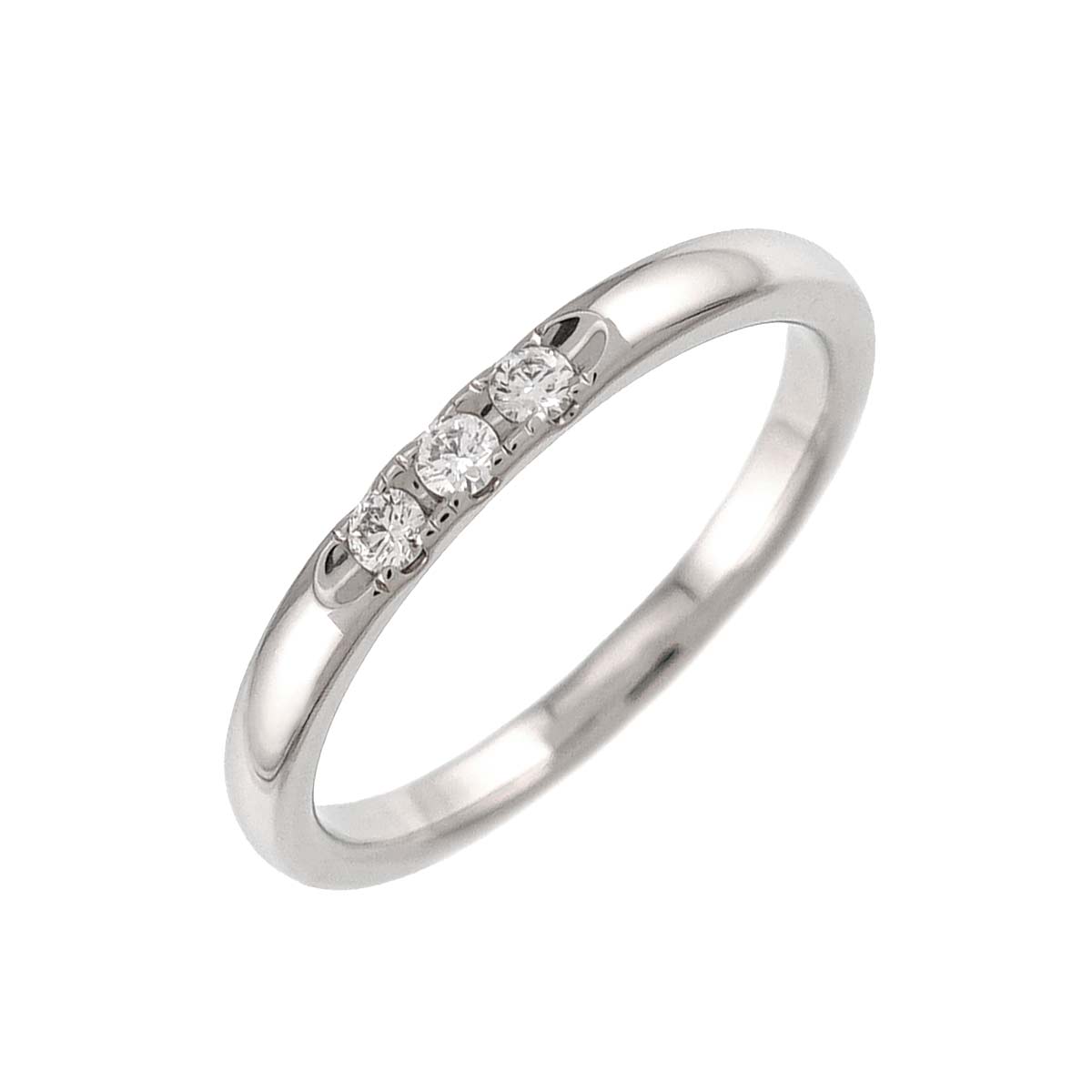Diamond 0.05ct Ring Platinum Size4(US)