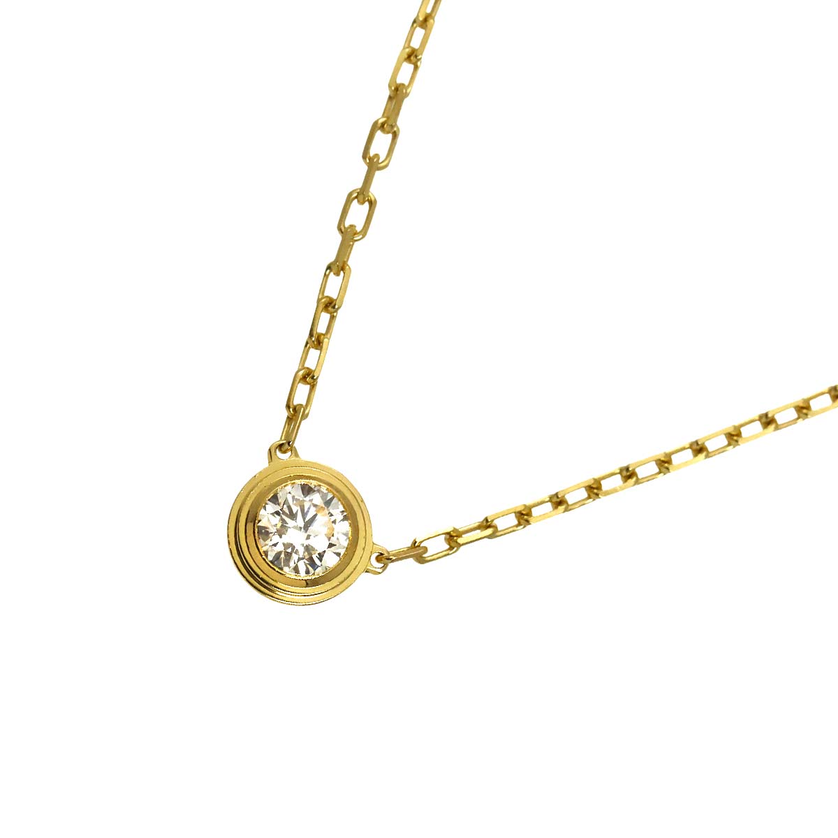 d Amour Diamond Necklace LM 18K Yellow Gold 750