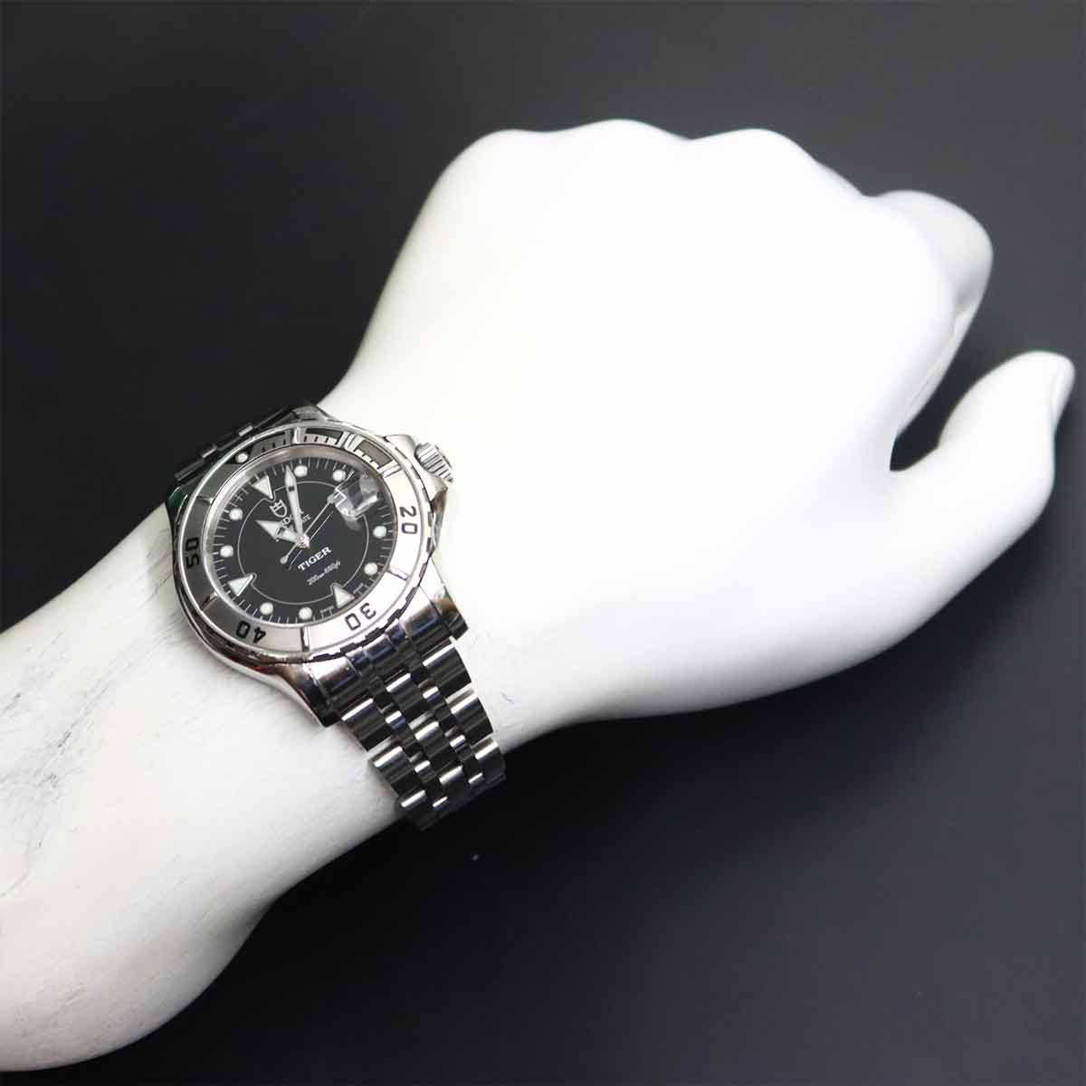 Hydronaut 89190 Automatic Date Black Dial Mens Watch