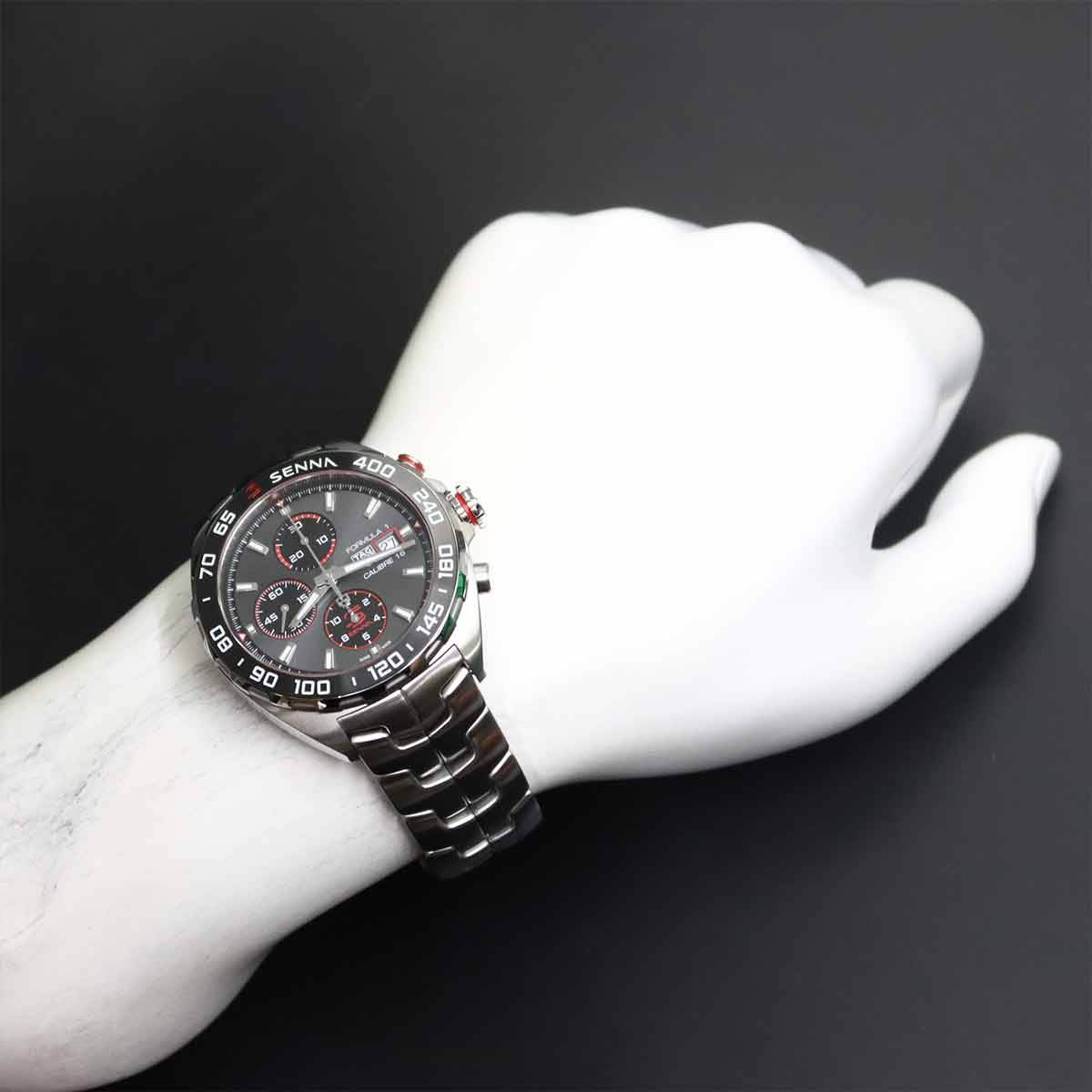 Formula 1 Ayrton Senna CAZ201D Gray Dial Chronograph