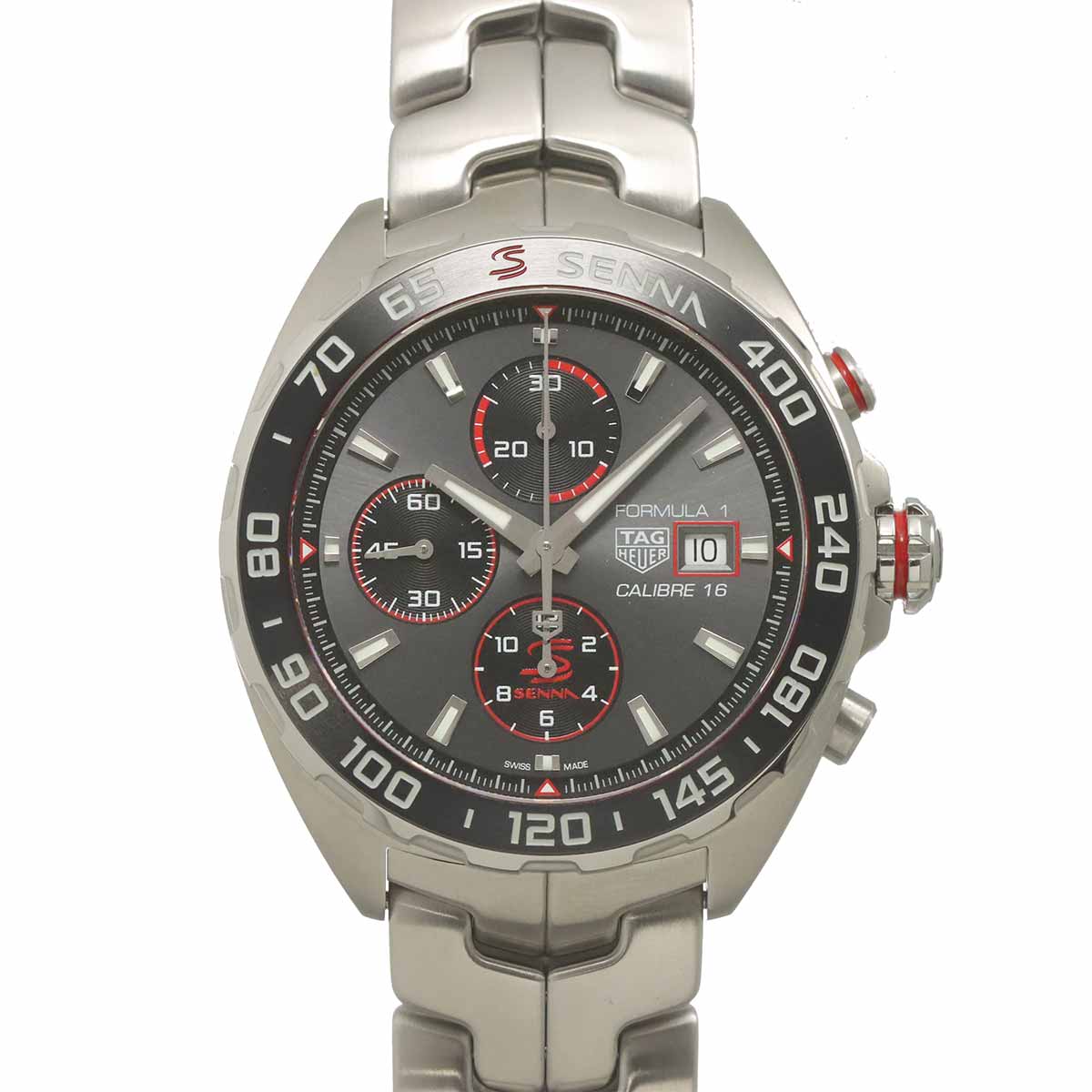 Formula 1 Ayrton Senna CAZ201D Gray Dial Chronograph