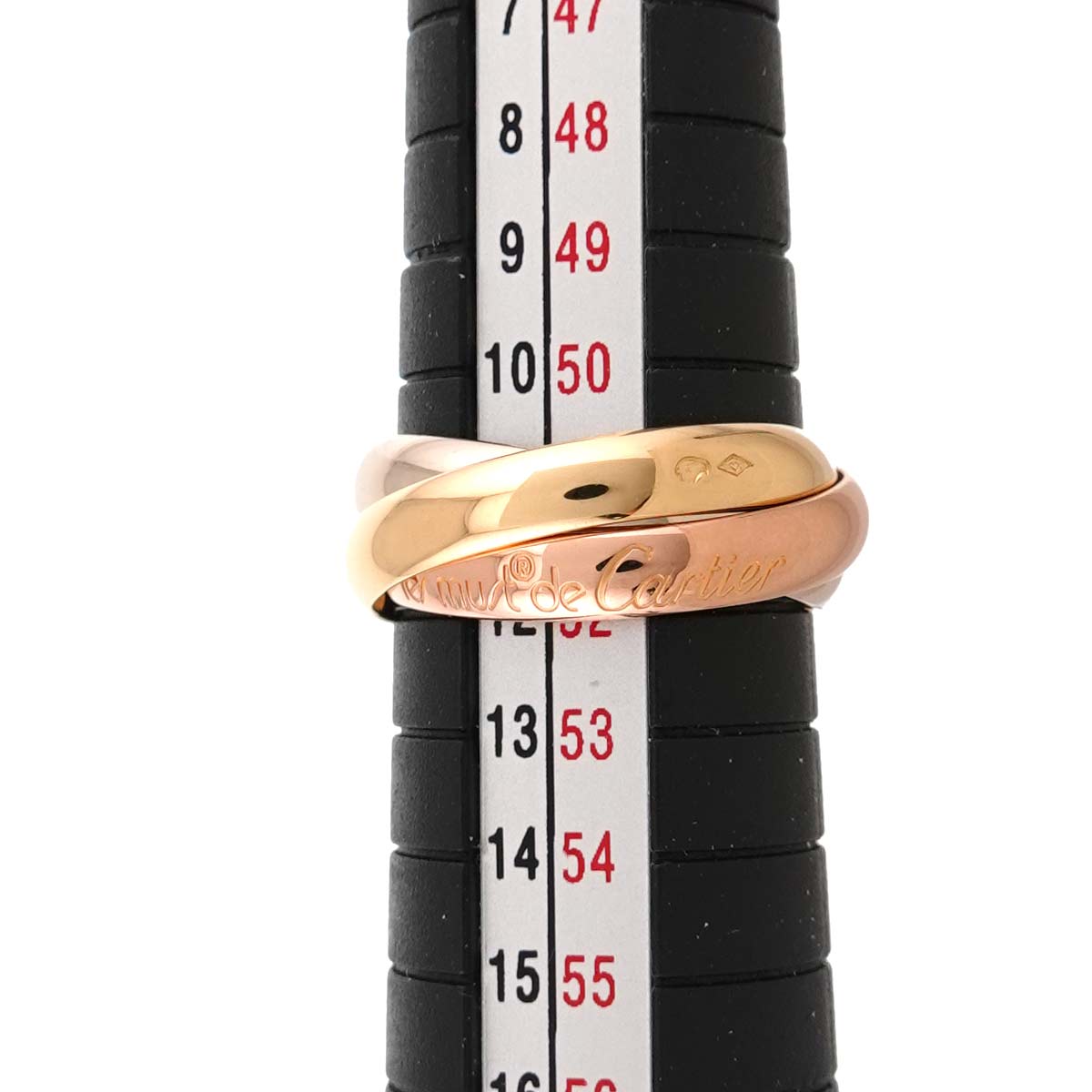 Trinity MM Ring 18K YG WG PG 750 Size51 5.5-5.75(US)