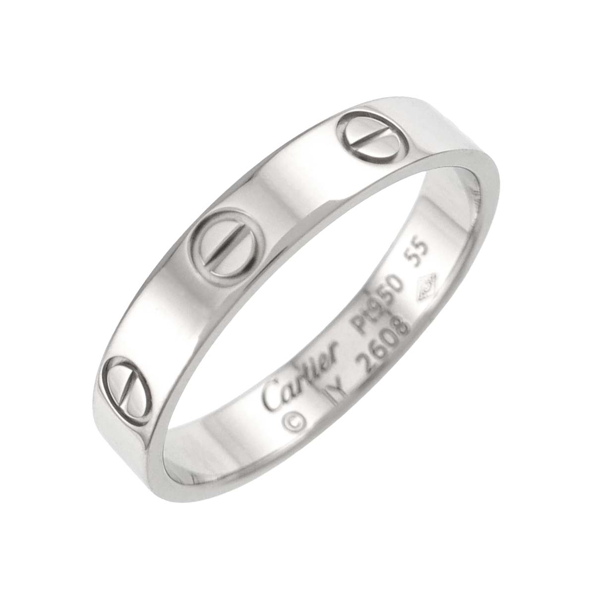 Mini Love Ring Platinum Size55 7.25(US)
