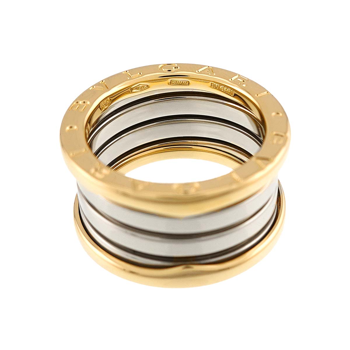 B-ZERO1 4 Band Ring 18K YG WG 750 Size51 5.25-5.5(US)