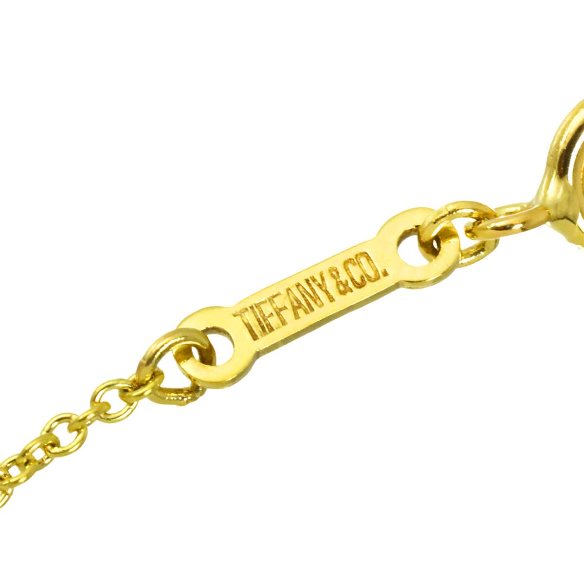 Open Heart 3P Necklace 18K Yellow Gold 750