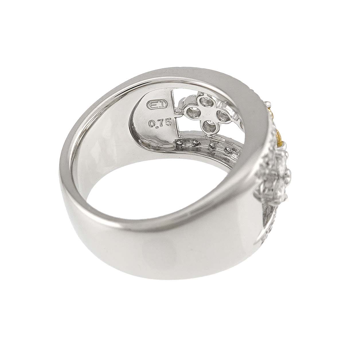 Diamond 0.75ct Ring Pt size5.5-5.75(US)
