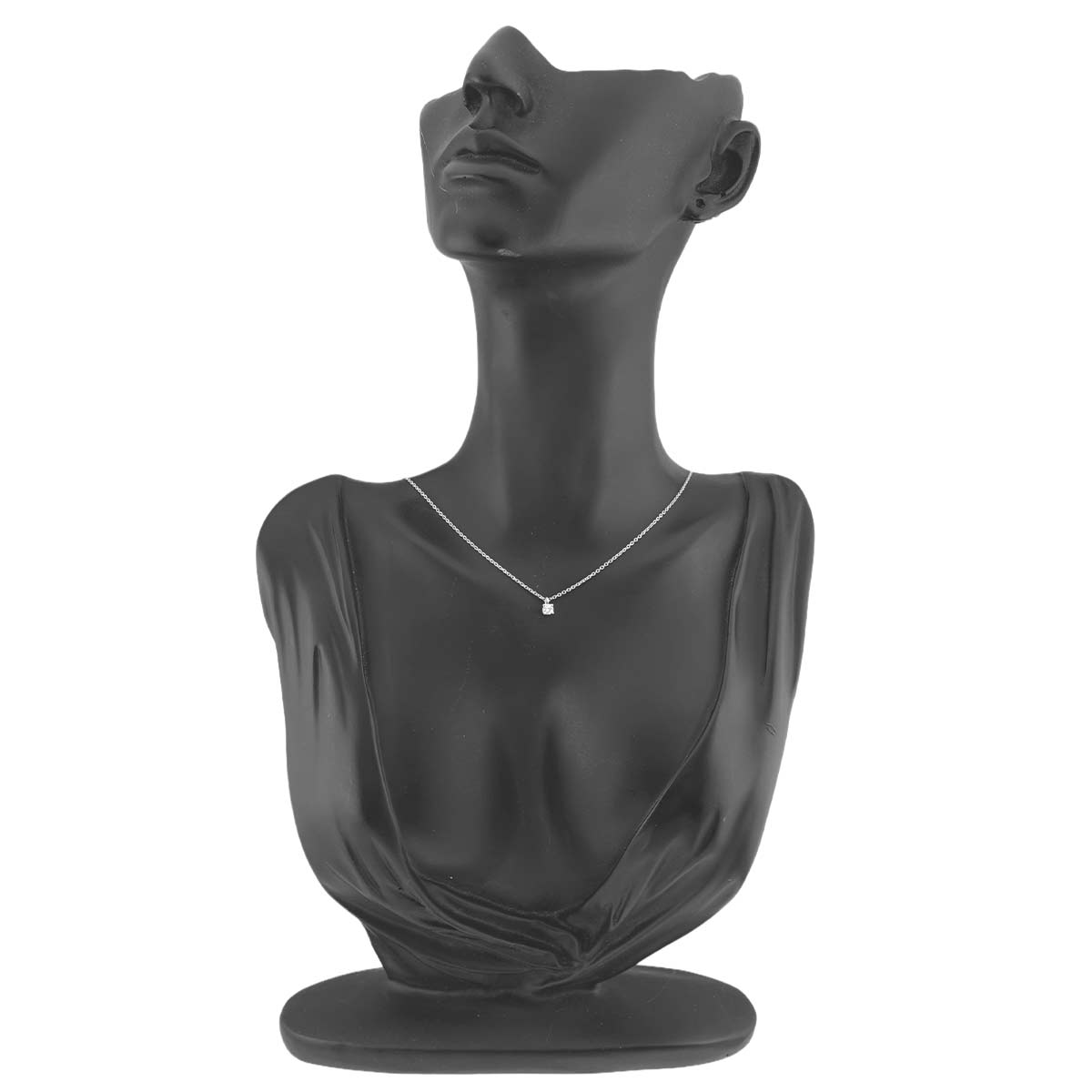Solitaire Diamond Necklace Platinum
