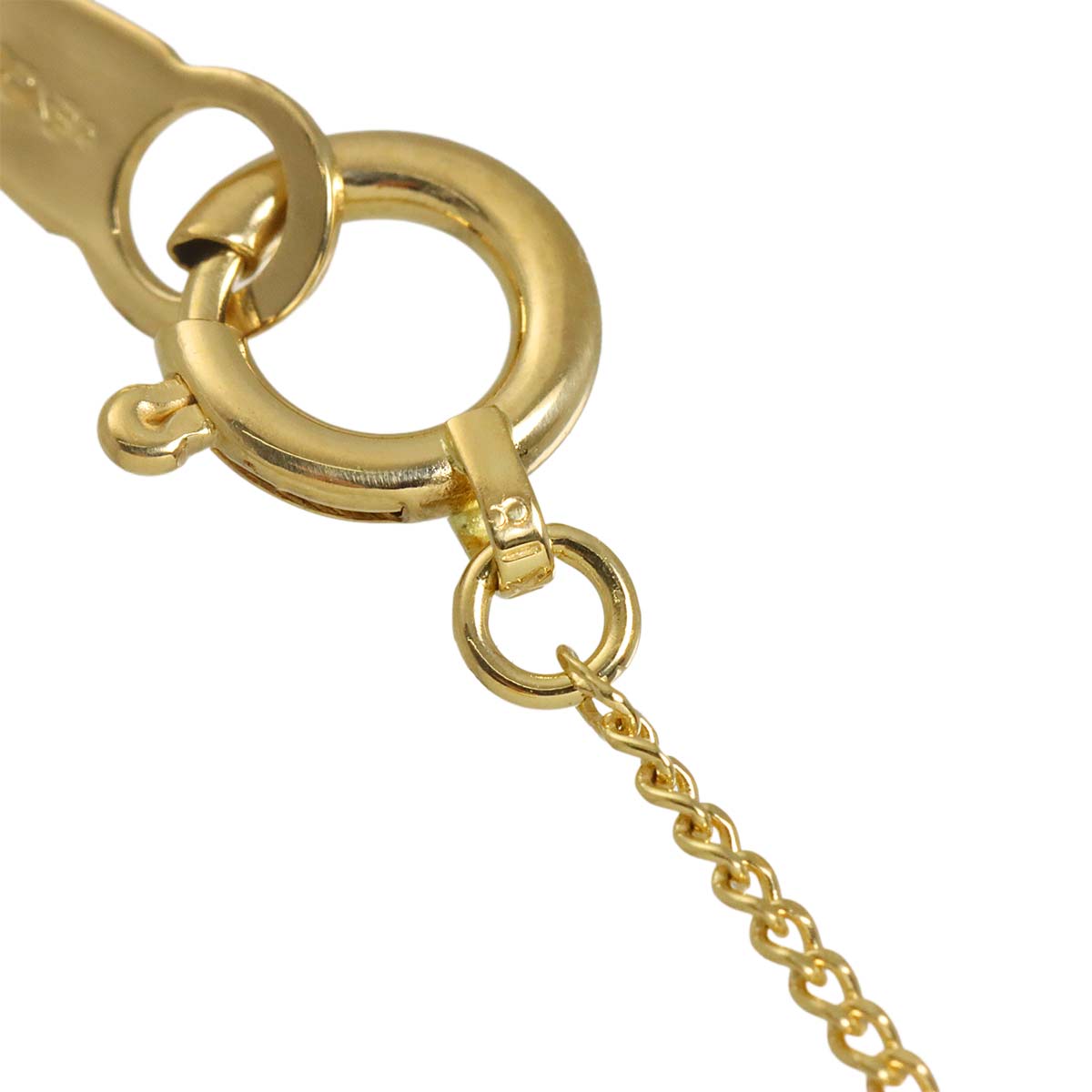 Diamond 0.13ct Necklace 18K Yellow Gold 750