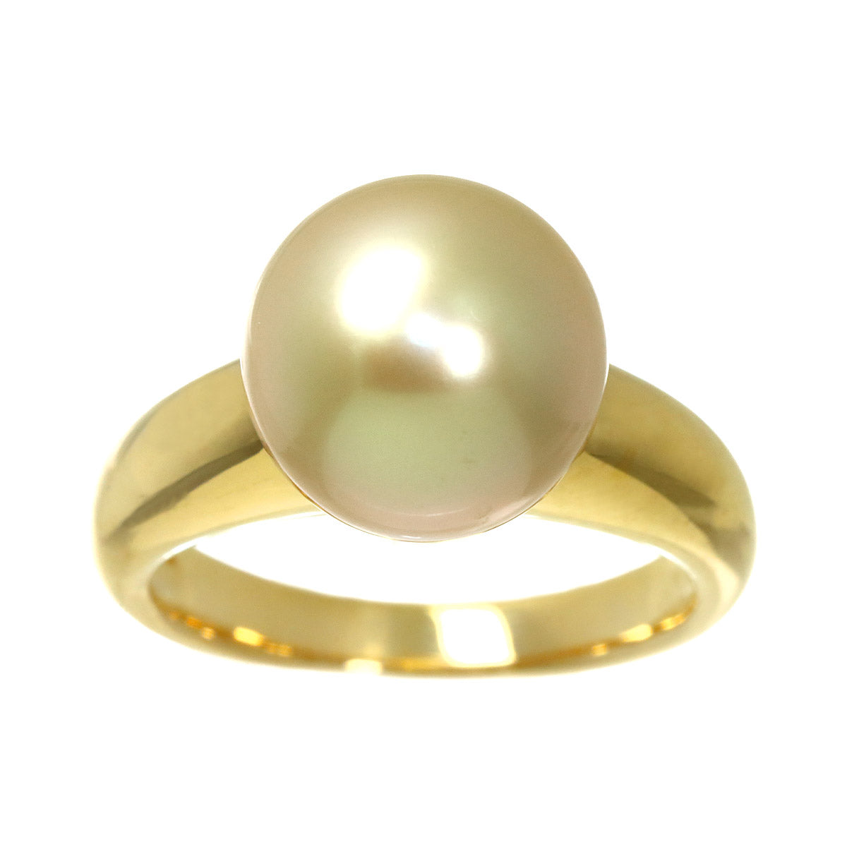 South Sea pearl 10.8mm Ring 18K YG 750 size5.75-6(US)