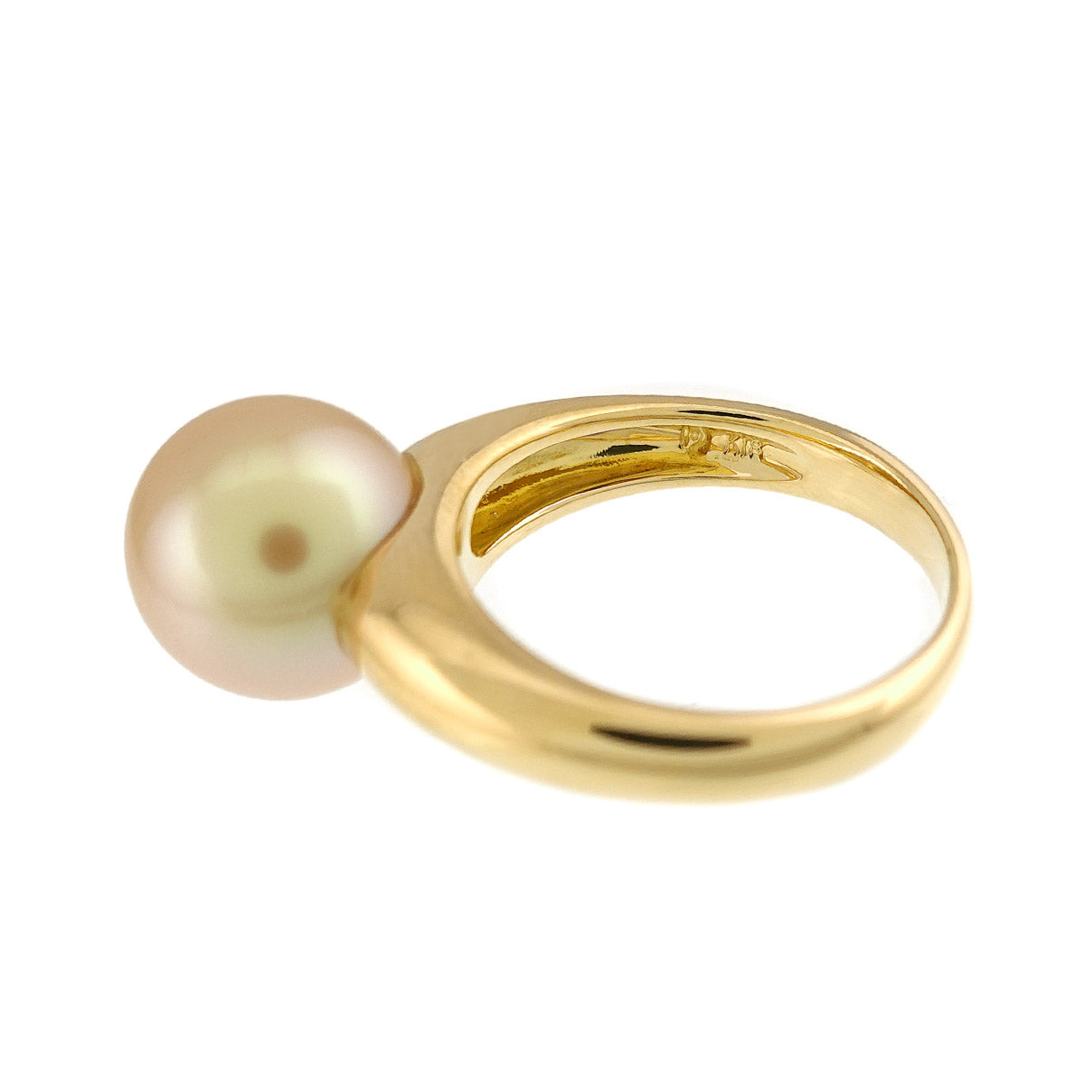 South Sea pearl 10.8mm Ring 18K YG 750 size5.75-6(US)