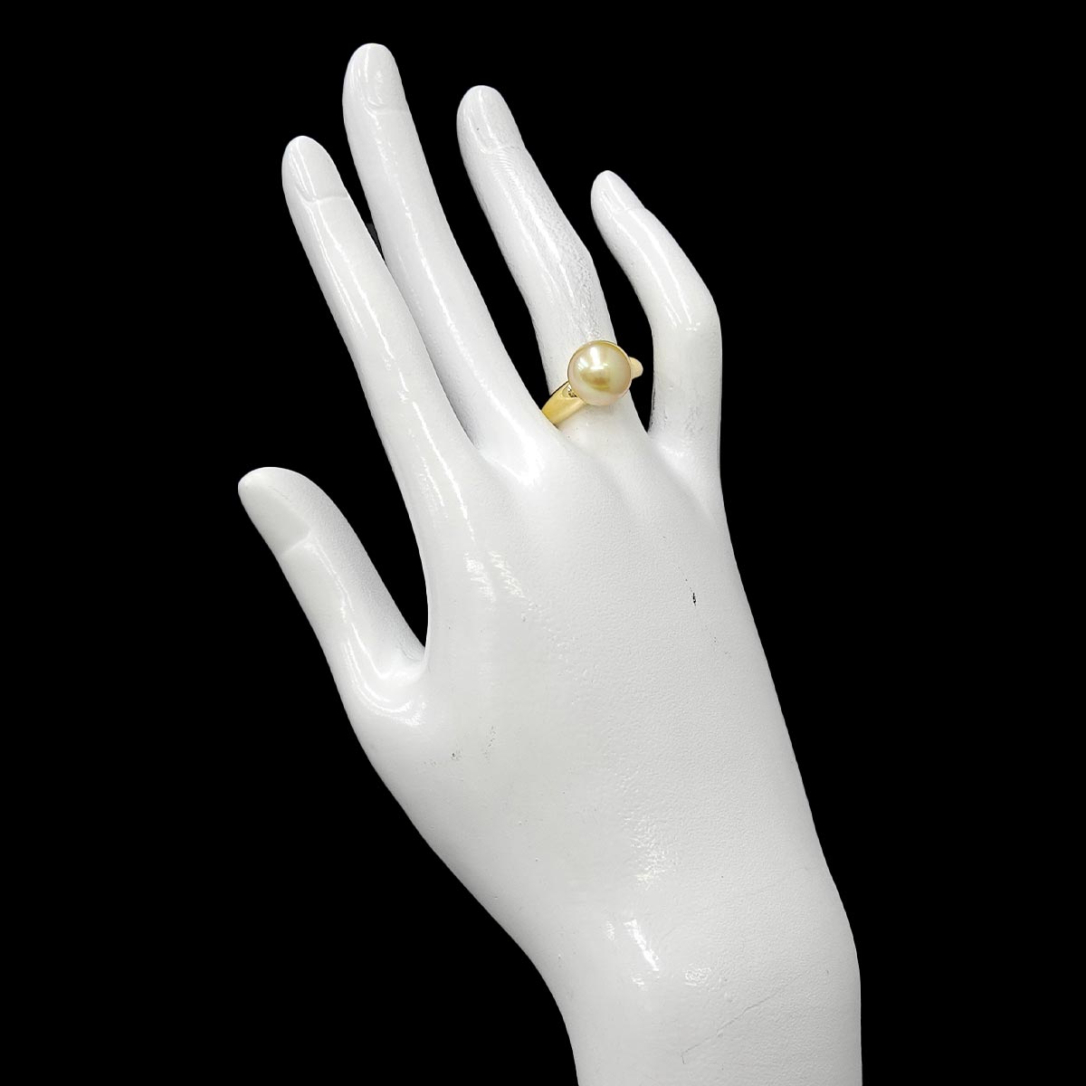 South Sea pearl 10.8mm Ring 18K YG 750 size5.75-6(US)
