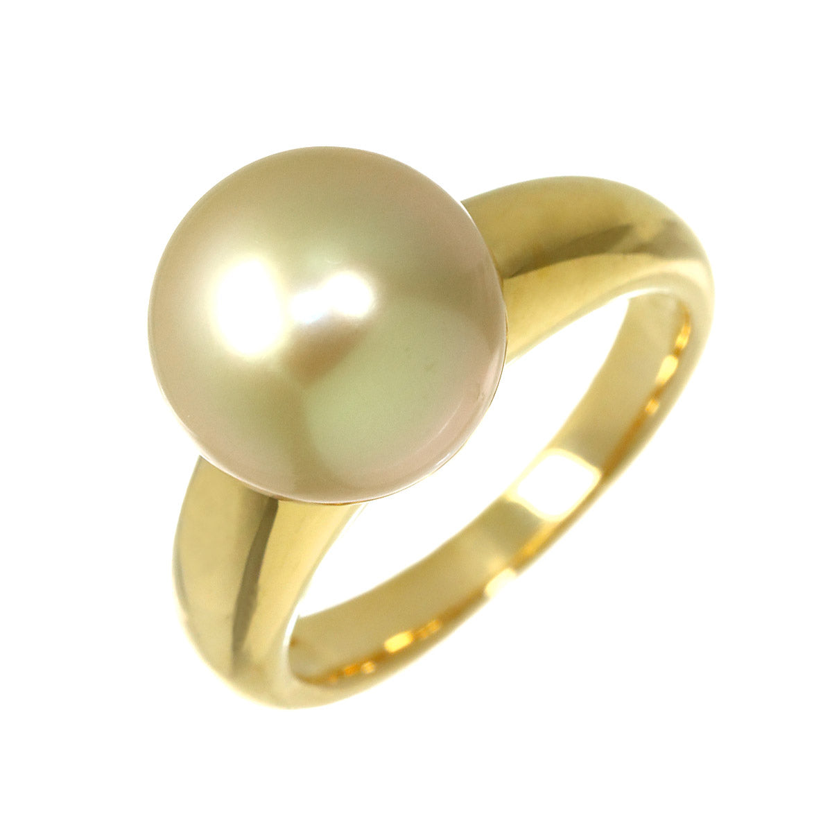 South Sea pearl 10.8mm Ring 18K YG 750 size5.75-6(US)