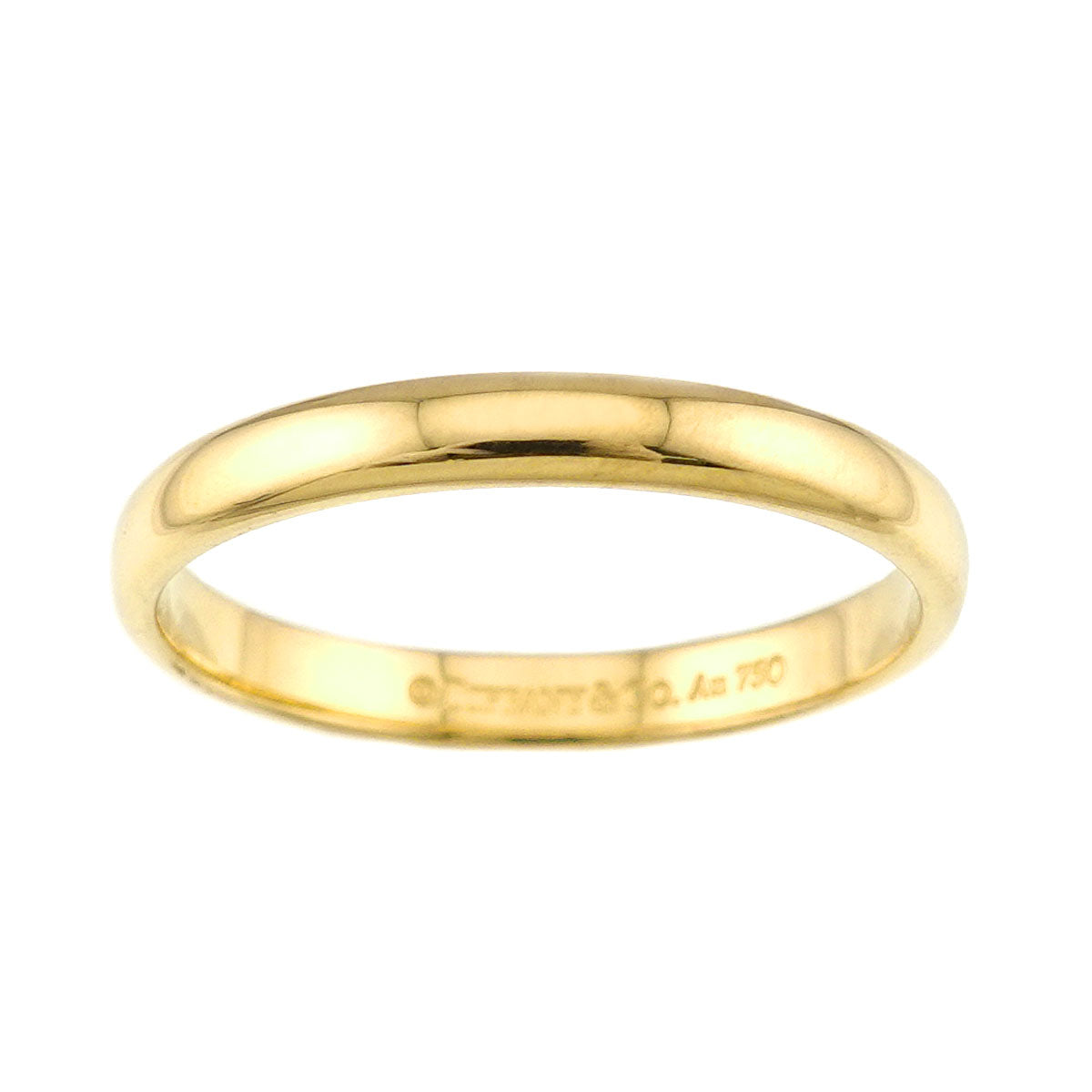 Forever Band Ring 18K Yellow Gold 750 Size9.75-10(US)