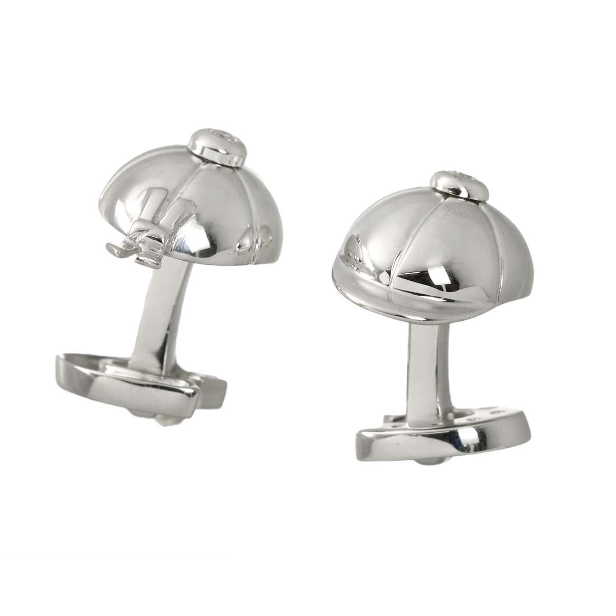 Diamond Cuff Links 18K WG White Gold 750